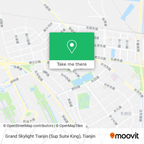 Grand Skylight Tianjin (Sup Suite King) map