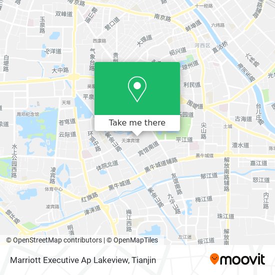 Marriott Executive Ap Lakeview map