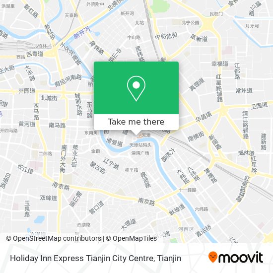 Holiday Inn Express Tianjin City Centre map