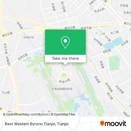 Best Western Byronn Tianjin map