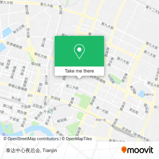 泰达中心夜总会 map