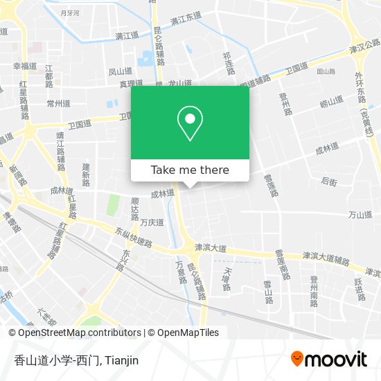 香山道小学-西门 map