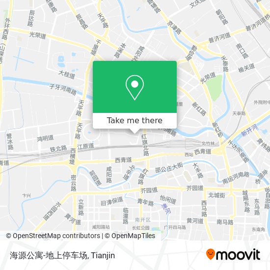 海源公寓-地上停车场 map