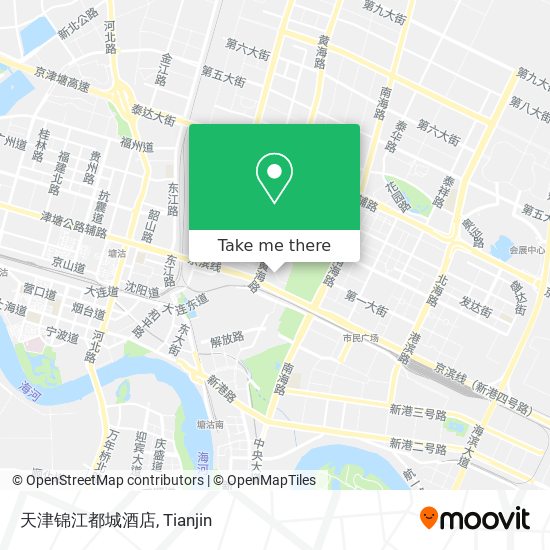 天津锦江都城酒店 map