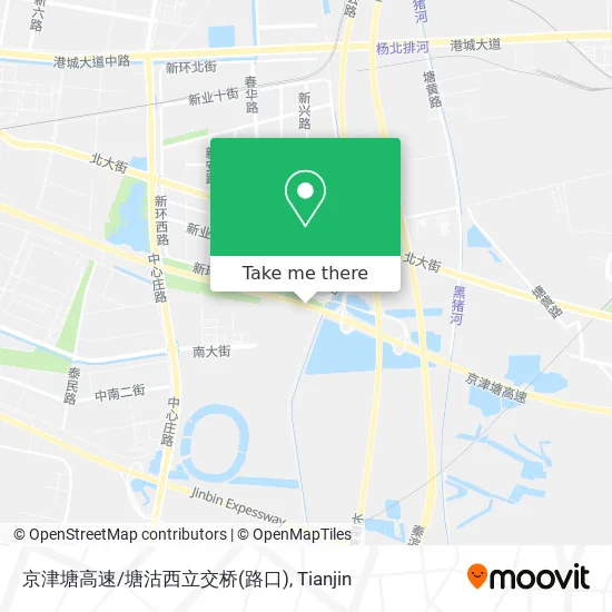 京津塘高速/塘沽西立交桥(路口) map