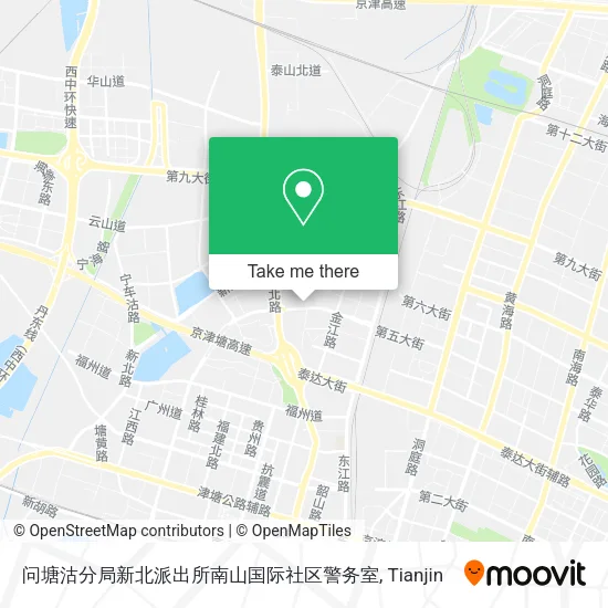 问塘沽分局新北派出所南山国际社区警务室 map