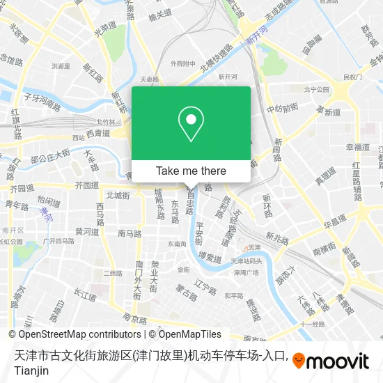 天津市古文化街旅游区(津门故里)机动车停车场-入口 map