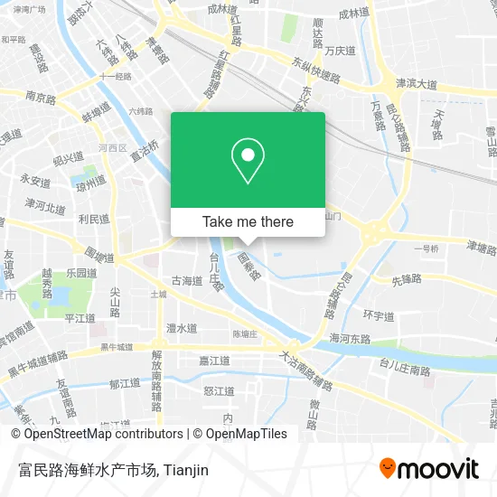 富民路海鲜水产市场 map