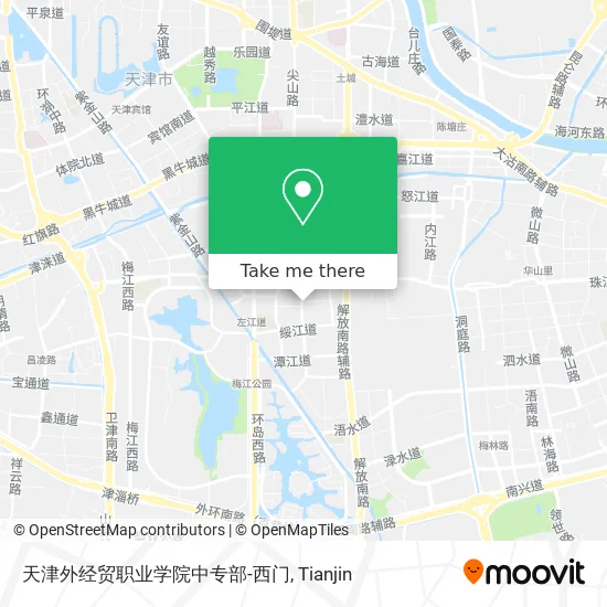 天津外经贸职业学院中专部-西门 map