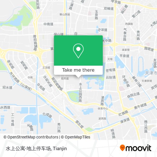 水上公寓-地上停车场 map