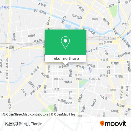 雅园棋牌中心 map