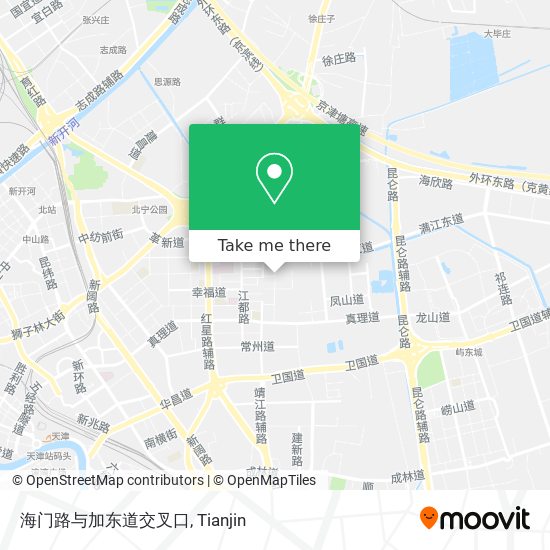 海门路与加东道交叉口 map