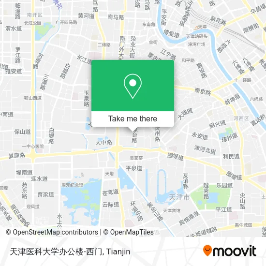 天津医科大学办公楼-西门 map