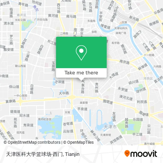 天津医科大学篮球场-西门 map