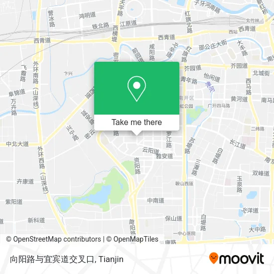 向阳路与宜宾道交叉口 map
