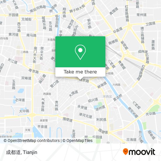 成都道 map