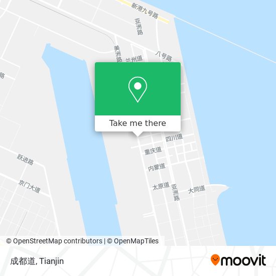 成都道 map