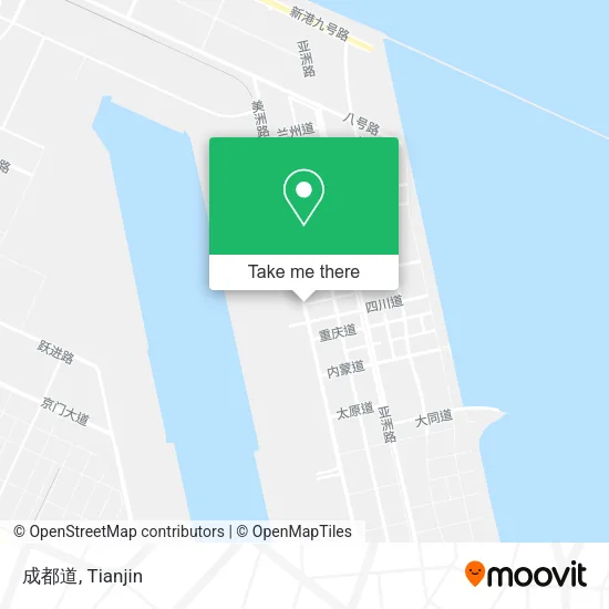 成都道 map