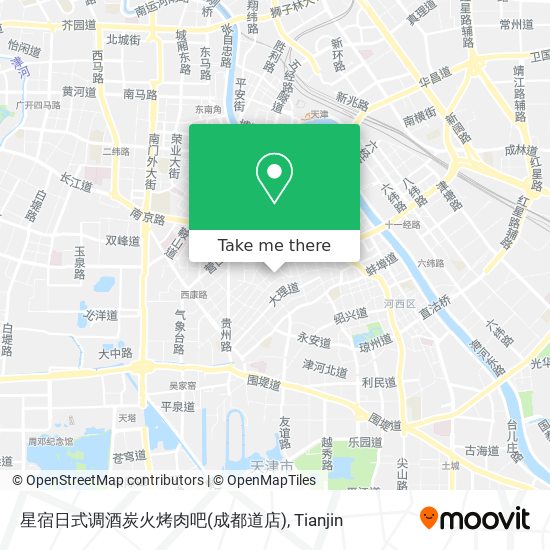 星宿日式调酒炭火烤肉吧(成都道店) map