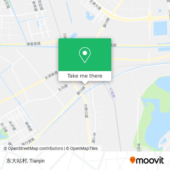 东大站村 map