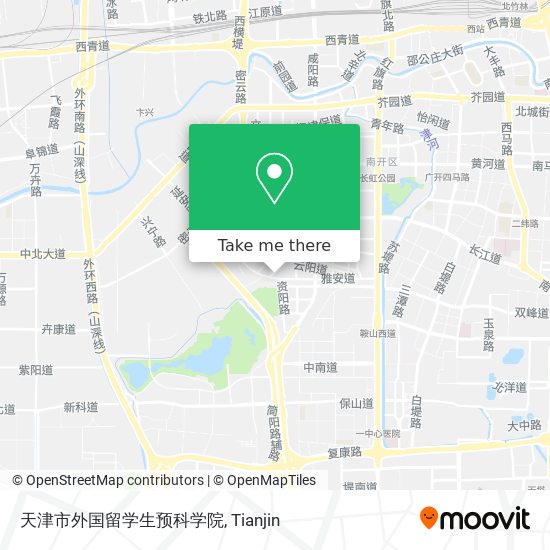 天津市外国留学生预科学院 map