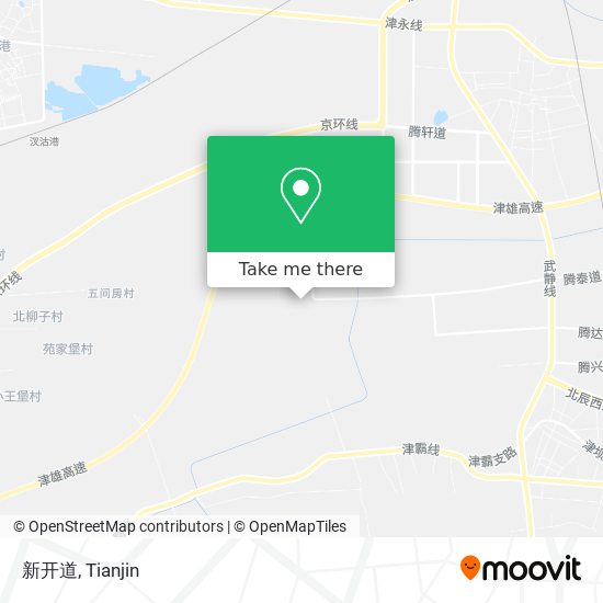新开道 map