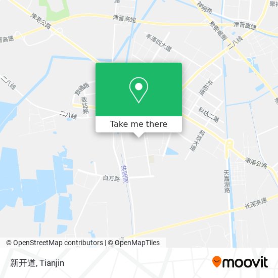 新开道 map