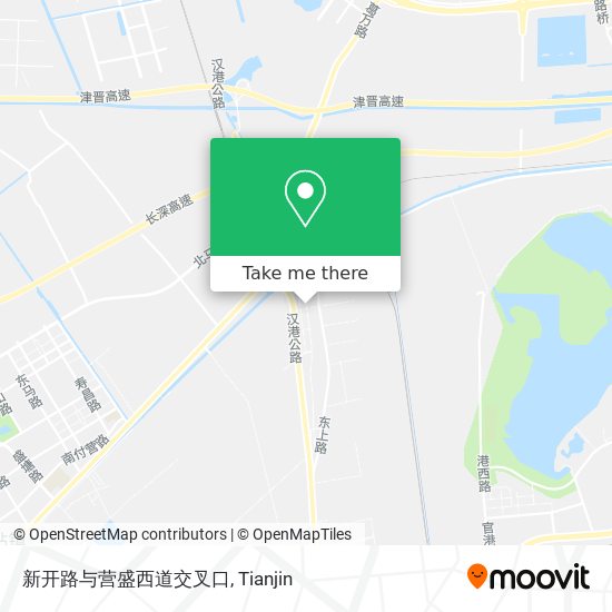 新开路与营盛西道交叉口 map