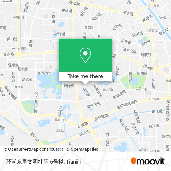 环湖东里文明社区-6号楼 map