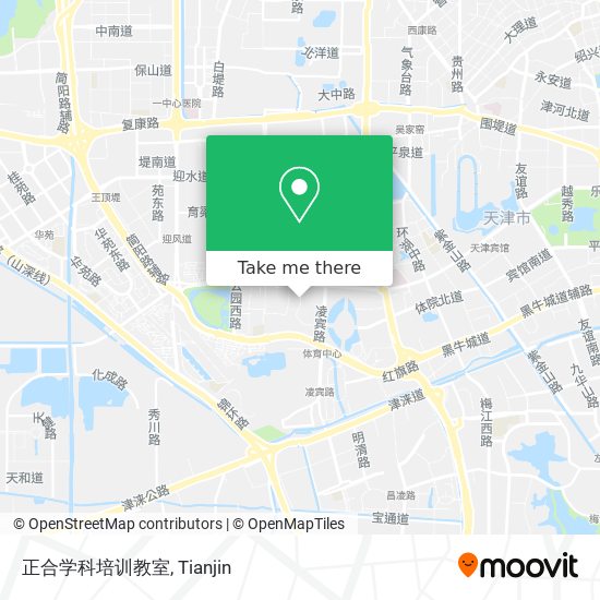 正合学科培训教室 map