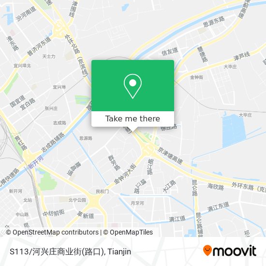S113/河兴庄商业街(路口) map