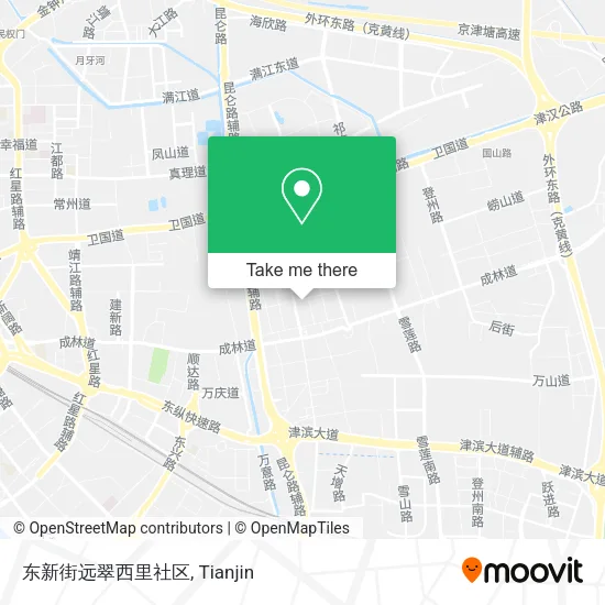 东新街远翠西里社区 map