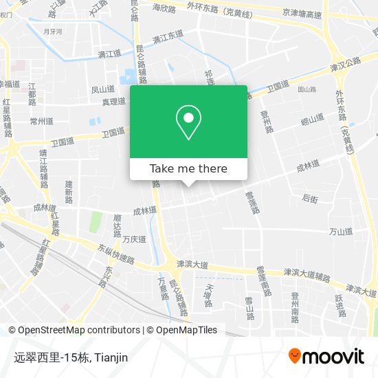 远翠西里-15栋 map