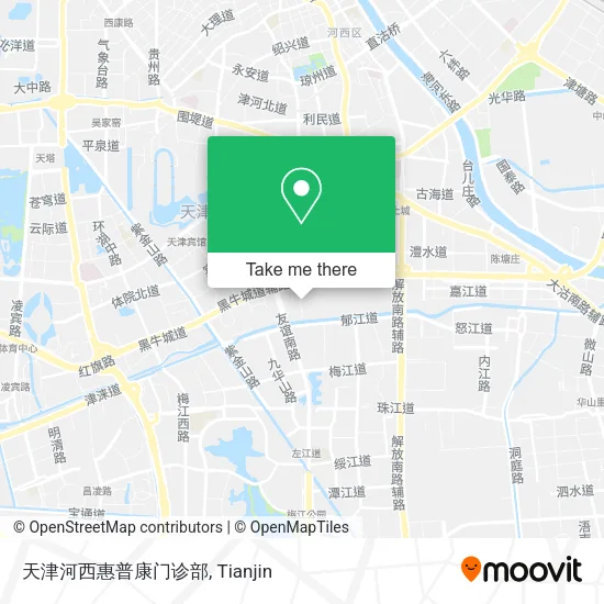 天津河西惠普康门诊部 map