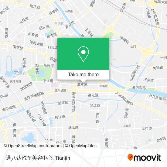 通八达汽车美容中心 map