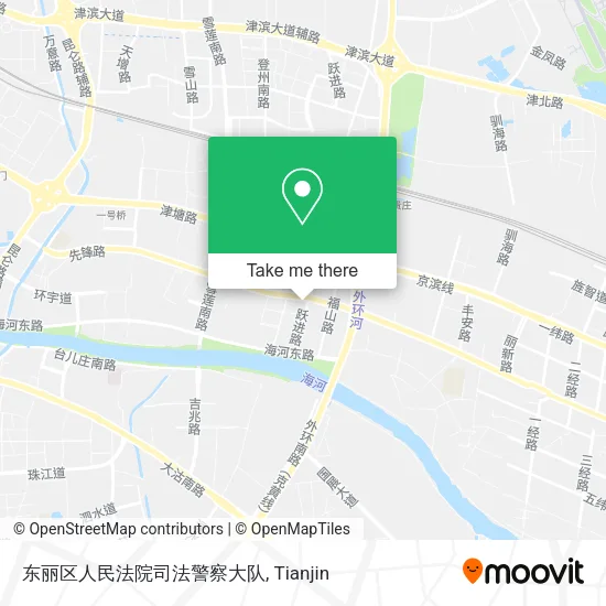东丽区人民法院司法警察大队 map
