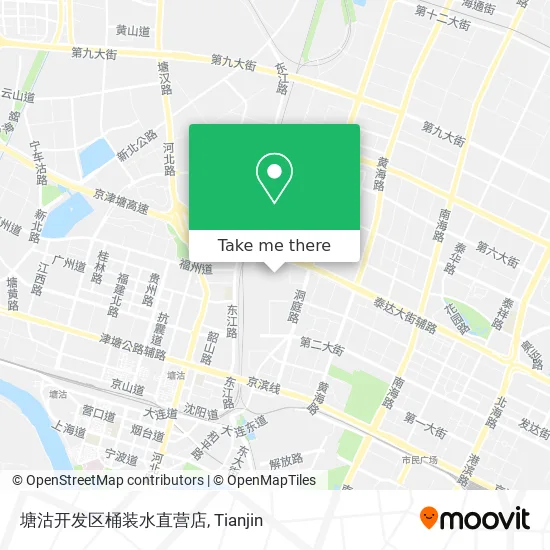 塘沽开发区桶装水直营店 map