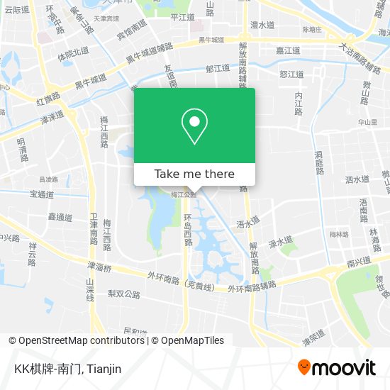 KK棋牌-南门 map