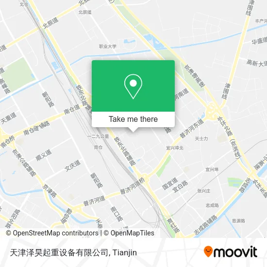 天津泽昊起重设备有限公司 map