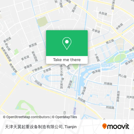 天津天翼起重设备制造有限公司 map