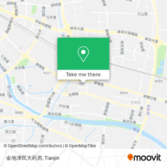 金地津民大药房 map