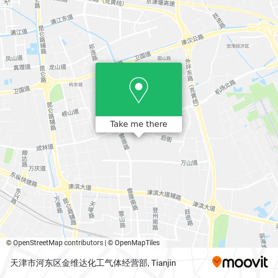 天津市河东区金维达化工气体经营部 map