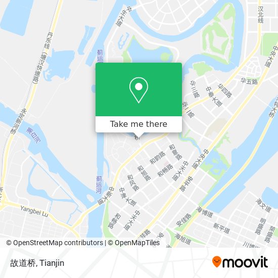 故道桥 map