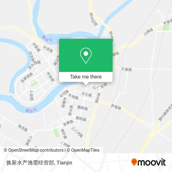 换新水产渔需经营部 map