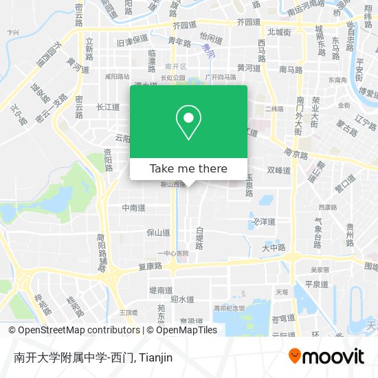 南开大学附属中学-西门 map
