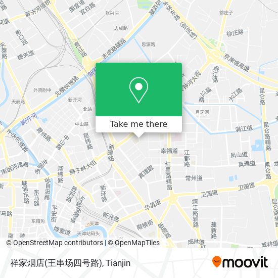 祥家烟店(王串场四号路) map
