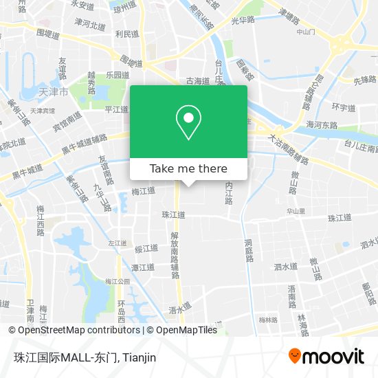 珠江国际MALL-东门 map