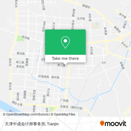 天津中成会计师事务所 map