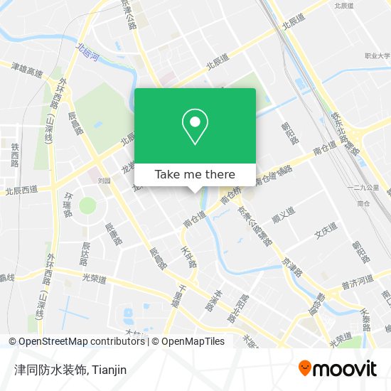 津同防水装饰 map