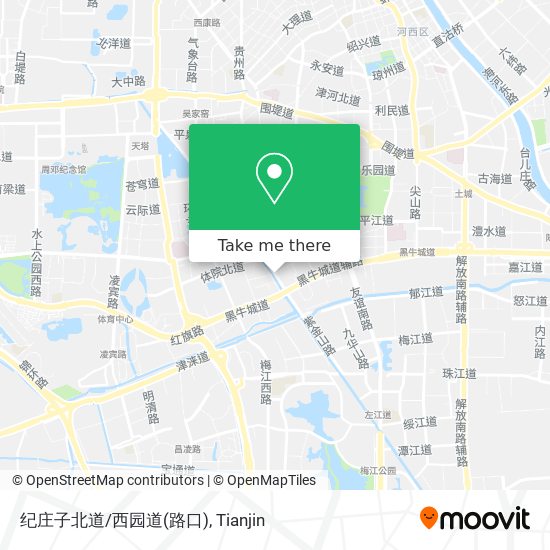 纪庄子北道/西园道(路口) map